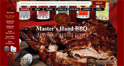 Desktop Screenshot of mastershandbbq.com